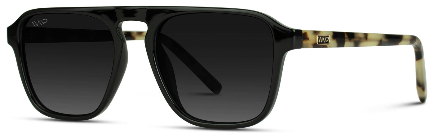 WearMe Brown Lens Men Retro Square Polarized Aviator Sunglasses in 2023